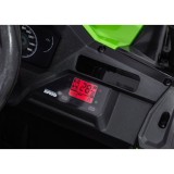 JOKO Elektrické autíčko Terénne Buggy UTV LIFT 4x100W, penové kolesá, kožené sedadlo, zelené