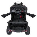 JOKO Elektrické autíčko Terénne Buggy UTV LIFT 4x100W, penové kolesá, kožené sedadlo, čierne maskáčové