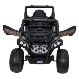 JOKO Elektrické autíčko Terénne Buggy UTV LIFT 4x100W, penové kolesá, kožené sedadlo, čierne maskáčové