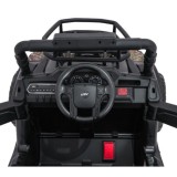 JOKO Elektrické autíčko Terénne Buggy UTV LIFT 4x100W, penové kolesá, kožené sedadlo, čierne maskáčové