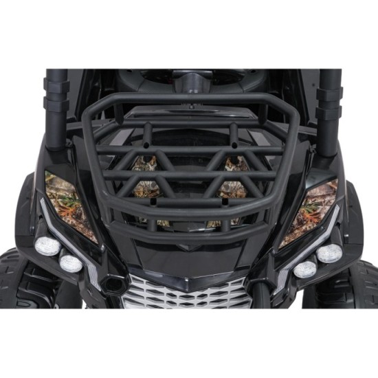 JOKO Elektrické autíčko Terénne Buggy UTV LIFT 4x100W, penové kolesá, kožené sedadlo, čierne maskáčové
