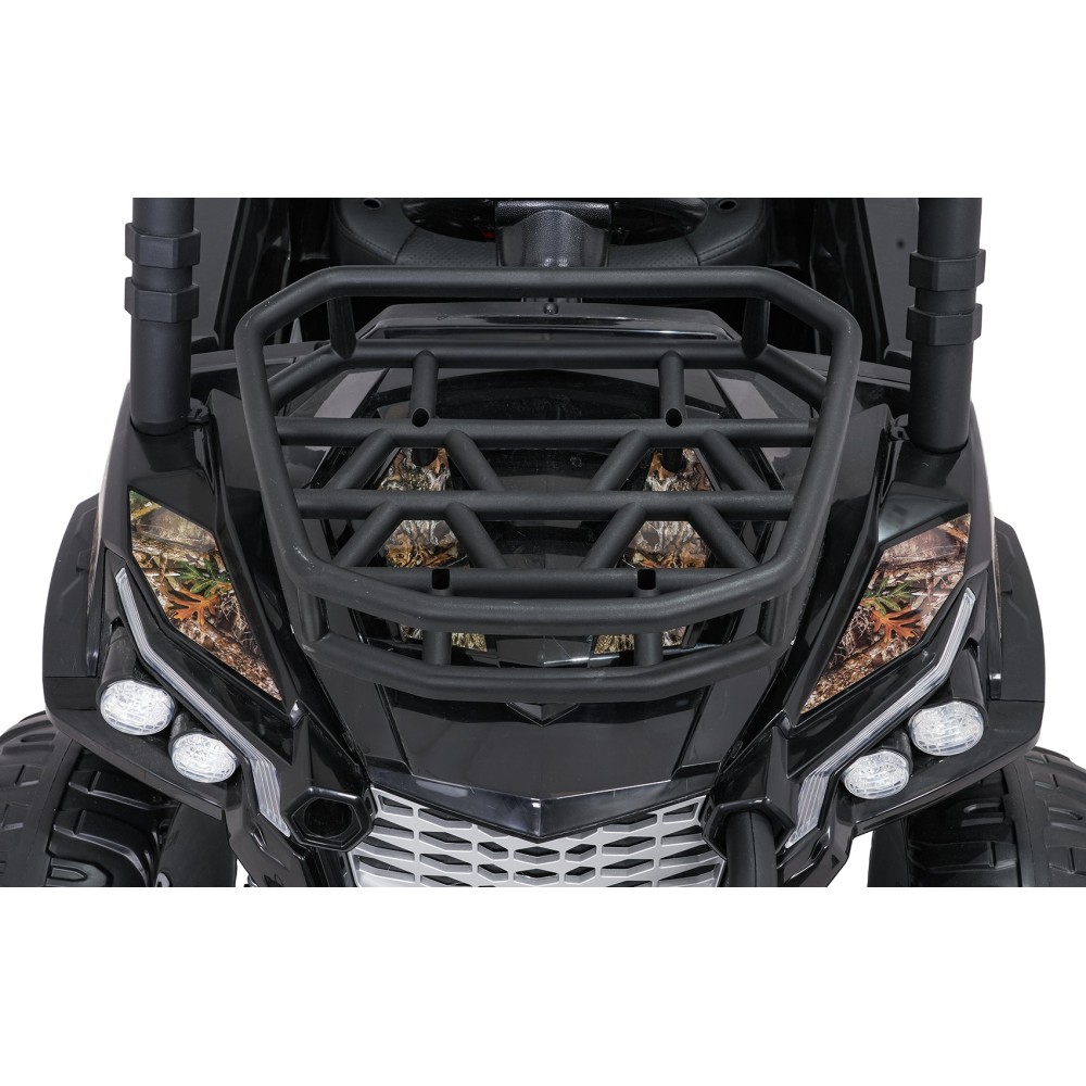 JOKO Elektrické autíčko Terénne Buggy UTV LIFT 4x100W, penové kolesá, kožené sedadlo, čierne maskáčové