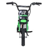 JOKO Elektrická Motorka RZ56 MAX 350W s Reťazovým Pohonom 24V, Nafukovacie kolesá, Kožené sedadlo, nosnosť 65kg, zelená