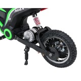 JOKO Elektrická Motorka RZ56 MAX 350W s Reťazovým Pohonom 24V, Nafukovacie kolesá, Kožené sedadlo, nosnosť 65kg, zelená