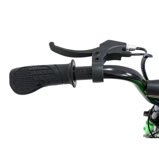 JOKO Elektrická Motorka RZ56 MAX 350W s Reťazovým Pohonom 24V, Nafukovacie kolesá, Kožené sedadlo, nosnosť 65kg, zelená