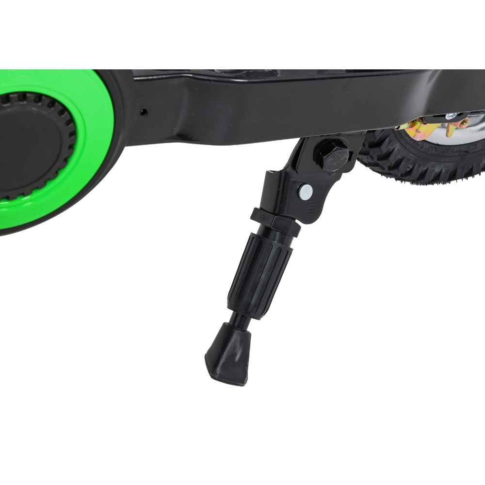 JOKO Elektrická Motorka RZ56 MAX 350W s Reťazovým Pohonom 24V, Nafukovacie kolesá, Kožené sedadlo, nosnosť 65kg, zelená