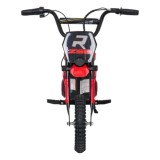 JOKO Elektrická Motorka RZ56 MAX 350W s Reťazovým Pohonom 24V, Nafukovacie kolesá, Kožené sedadlo, nosnosť 65kg, červená