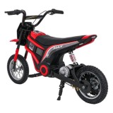 JOKO Elektrická Motorka RZ56 MAX 350W s Reťazovým Pohonom 24V, Nafukovacie kolesá, Kožené sedadlo, nosnosť 65kg, červená