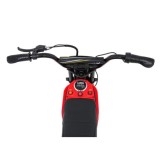 JOKO Elektrická Motorka RZ56 MAX 350W s Reťazovým Pohonom 24V, Nafukovacie kolesá, Kožené sedadlo, nosnosť 65kg, červená