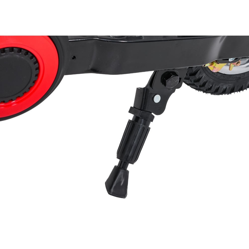 JOKO Elektrická Motorka RZ56 MAX 350W s Reťazovým Pohonom 24V, Nafukovacie kolesá, Kožené sedadlo, nosnosť 65kg, červená