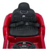 JOKO Elektrické autíčko Mini Cooper, penové kolesá, kožené sedadlo, červené