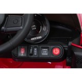 JOKO Elektrické autíčko Mini Cooper, penové kolesá, kožené sedadlo, červené