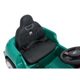 JOKO Elektrické autíčko Mini Cooper, penové kolesá, kožené sedadlo, zelené