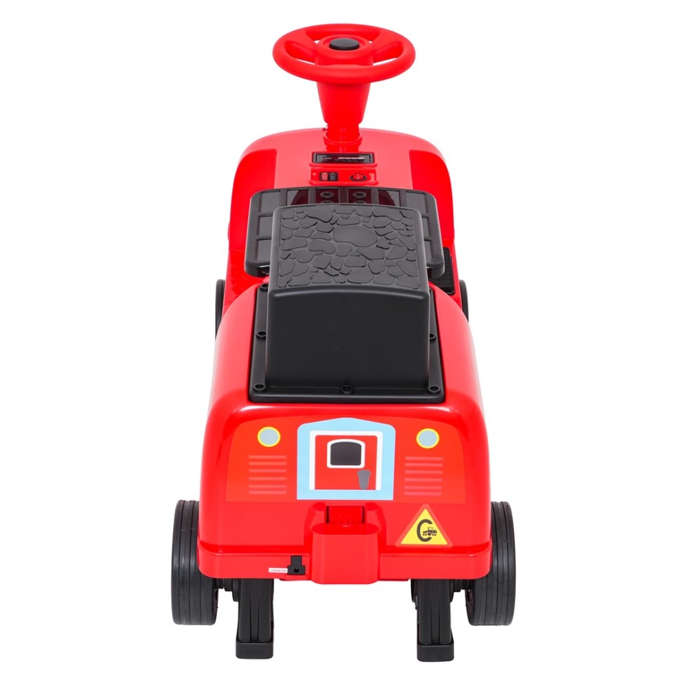 JOKO Elektrické Autíčko Vláčik, Lokomotíva s LED svetlom, pre 2 deti, nosnosť 60kg, dĺžka 93cm, červený