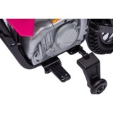 JOKO Elektrická Motorka HONDA CFR450R, penové kolesá, kožené sedadlo, ružová