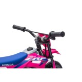 JOKO Elektrická Motorka HONDA CFR450R, penové kolesá, kožené sedadlo, ružová