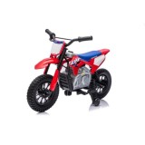 JOKO Elektrická Motorka HONDA CFR450R, penové kolesá, kožené sedadlo, červená