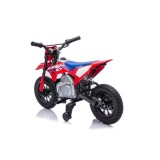 JOKO Elektrická Motorka HONDA CFR450R, penové kolesá, kožené sedadlo, červená