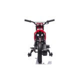 JOKO Elektrická Motorka HONDA CFR450R, penové kolesá, kožené sedadlo, červená
