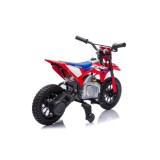JOKO Elektrická Motorka HONDA CFR450R, penové kolesá, kožené sedadlo, červená