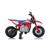 JOKO Elektrická Motorka HONDA CFR450R, penové kolesá, kožené sedadlo, červená