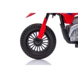JOKO Elektrická Motorka HONDA CFR450R, penové kolesá, kožené sedadlo, červená