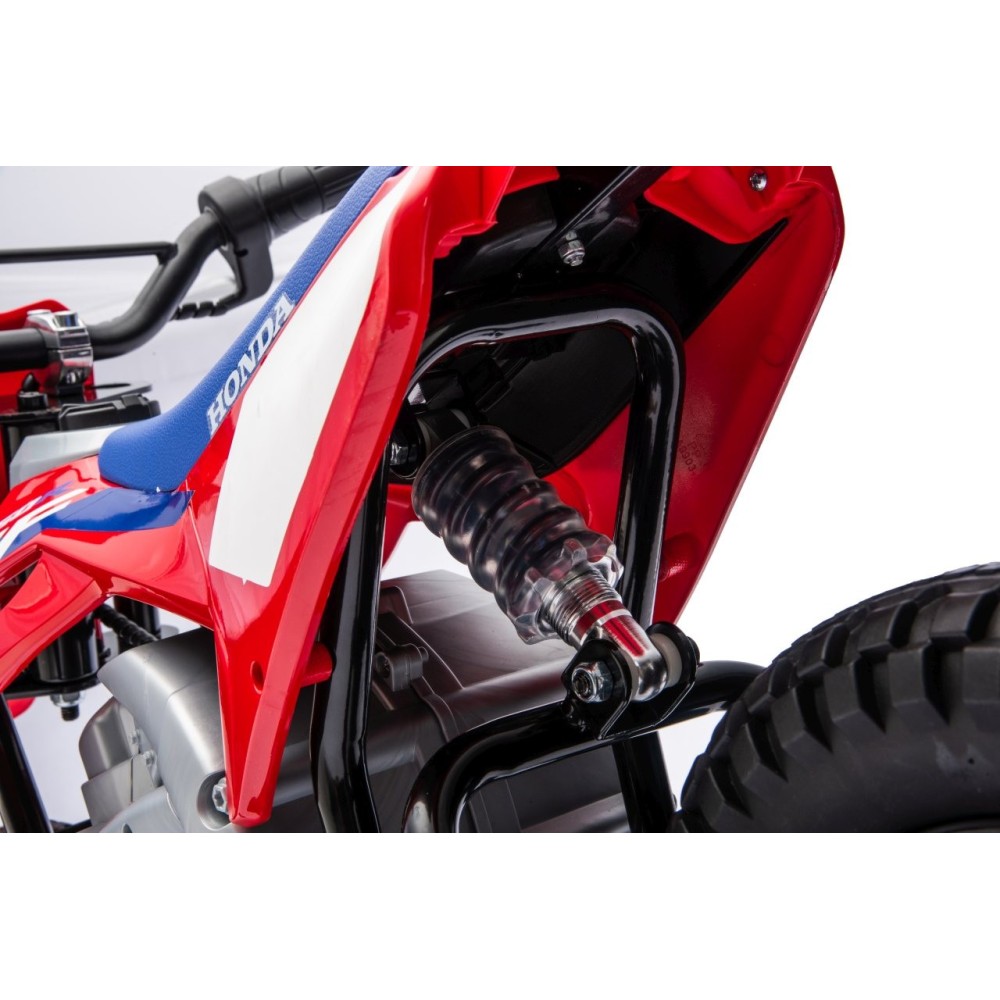 JOKO Elektrická Motorka HONDA CFR450R, penové kolesá, kožené sedadlo, červená