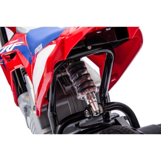 JOKO Elektrická Motorka HONDA CFR450R, penové kolesá, kožené sedadlo, červená