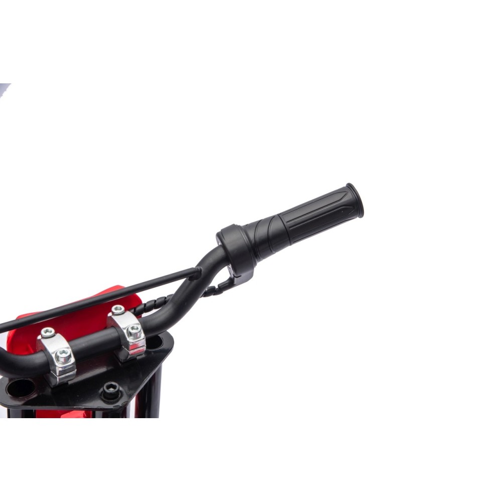 JOKO Elektrická Motorka HONDA CFR450R, penové kolesá, kožené sedadlo, červená