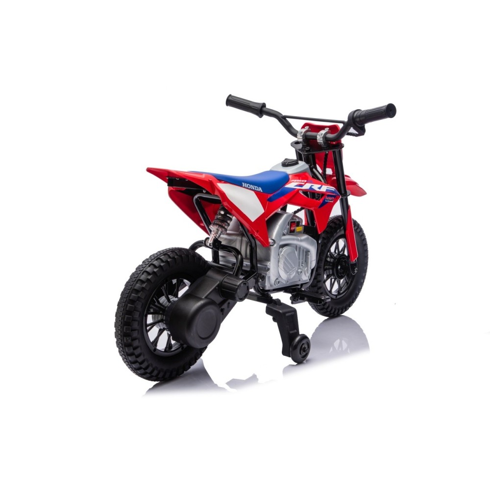 JOKO Elektrická Motorka HONDA CFR450R, penové kolesá, kožené sedadlo, červená