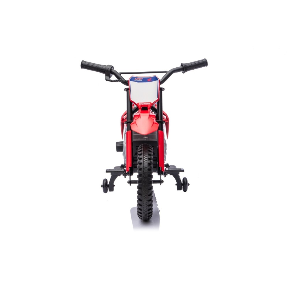 JOKO Elektrická Motorka HONDA CFR450R, penové kolesá, kožené sedadlo, červená