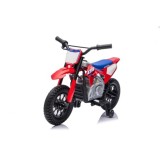JOKO Elektrická Motorka HONDA CFR450R, penové kolesá, kožené sedadlo, červená