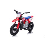 JOKO Elektrická Motorka HONDA CFR450R, penové kolesá, kožené sedadlo, červená