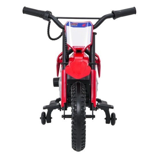 JOKO Elektrická Motorka HONDA CFR450R, penové kolesá, kožené sedadlo, červená