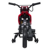 JOKO Elektrická Motorka HONDA CFR450R, penové kolesá, kožené sedadlo, červená