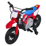 JOKO Elektrická Motorka HONDA CFR450R, penové kolesá, kožené sedadlo, červená