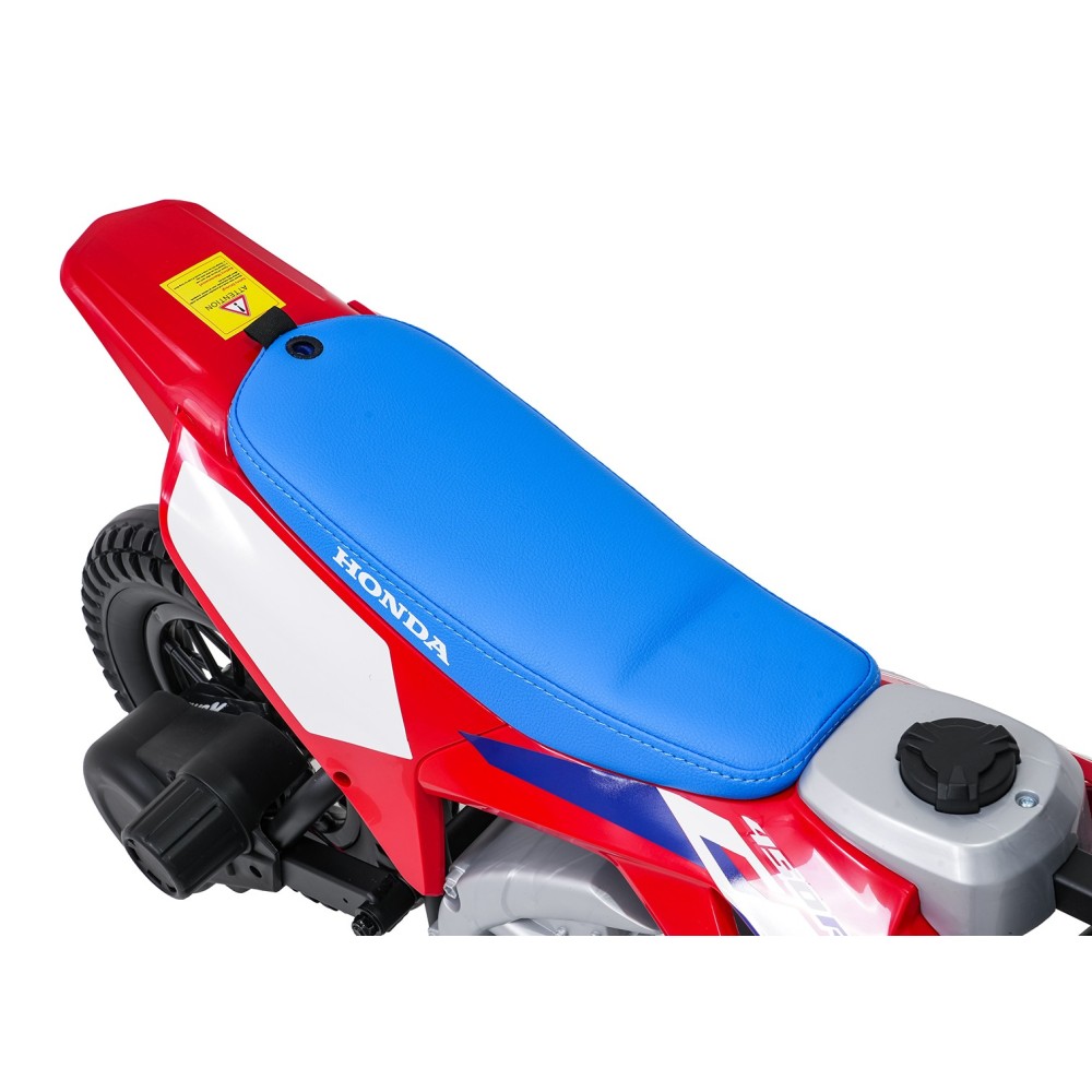 JOKO Elektrická Motorka HONDA CFR450R, penové kolesá, kožené sedadlo, červená