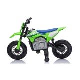 JOKO Elektrická Motorka HONDA CFR450R, penové kolesá, kožené sedadlo, zelená