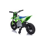 JOKO Elektrická Motorka HONDA CFR450R, penové kolesá, kožené sedadlo, zelená