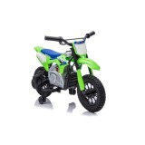 JOKO Elektrická Motorka HONDA CFR450R, penové kolesá, kožené sedadlo, zelená