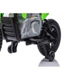 JOKO Elektrická Motorka HONDA CFR450R, penové kolesá, kožené sedadlo, zelená