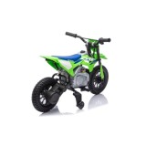 JOKO Elektrická Motorka HONDA CFR450R, penové kolesá, kožené sedadlo, zelená