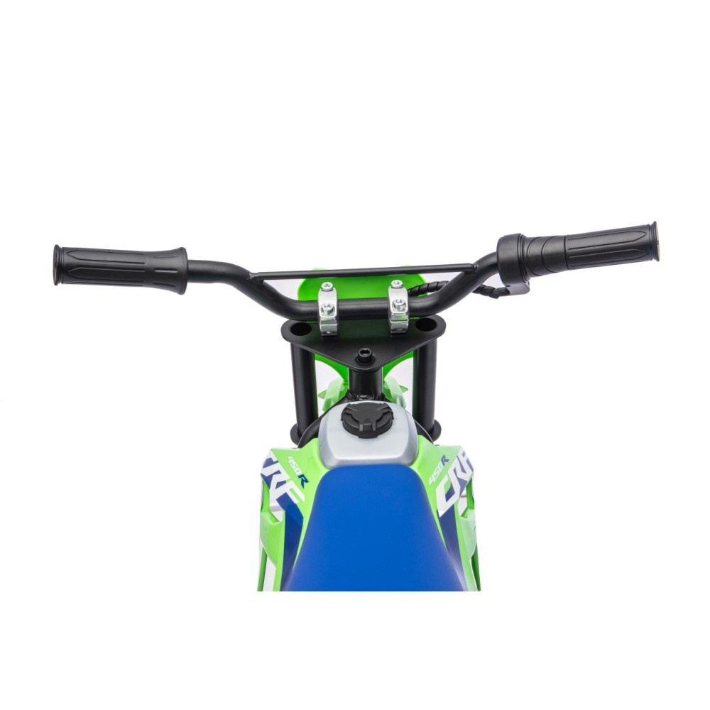JOKO Elektrická Motorka HONDA CFR450R, penové kolesá, kožené sedadlo, zelená