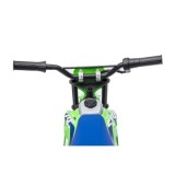 JOKO Elektrická Motorka HONDA CFR450R, penové kolesá, kožené sedadlo, zelená