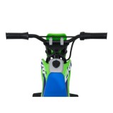 JOKO Elektrická Motorka HONDA CFR450R, penové kolesá, kožené sedadlo, zelená