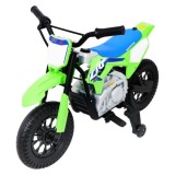 JOKO Elektrická Motorka HONDA CFR450R, penové kolesá, kožené sedadlo, zelená