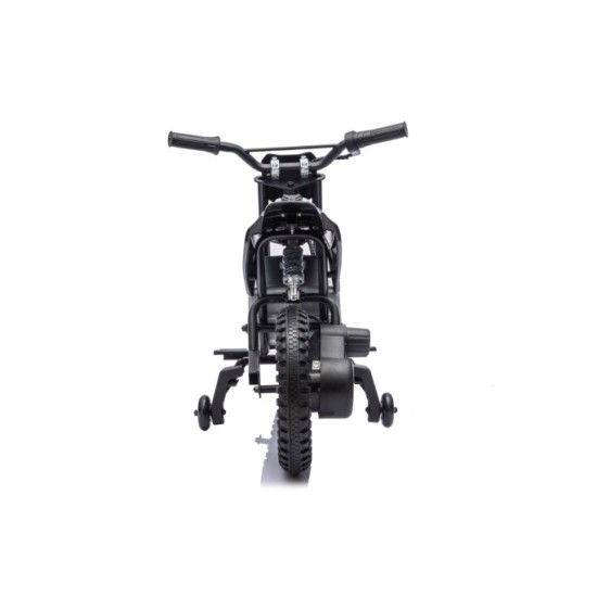 JOKO Elektrická Motorka HONDA CFR450R, penové kolesá, kožené sedadlo, čierna