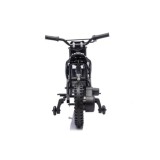 JOKO Elektrická Motorka HONDA CFR450R, penové kolesá, kožené sedadlo, čierna