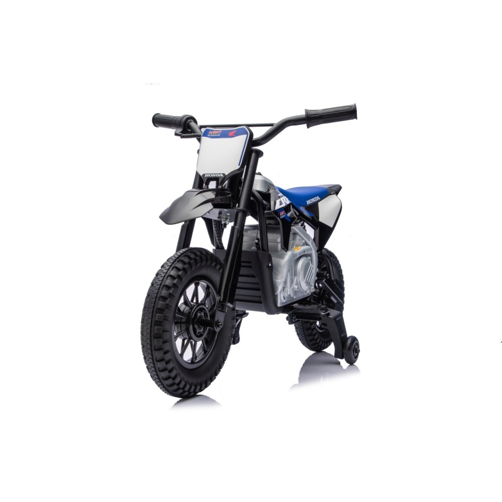 JOKO Elektrická Motorka HONDA CFR450R, penové kolesá, kožené sedadlo, čierna