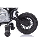 JOKO Elektrická Motorka HONDA CFR450R, penové kolesá, kožené sedadlo, čierna
